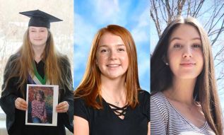 2021 lImestone School Board Student Achievers: Grace Guigue, Granite Ridge Education Centre; Diana Weichenthal, North Addington Education Centre, Anika Putnam, Sydenham High School.